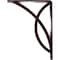 Ekena Millwork Miller Wrought Iron Bracket, (Single center brace), Antiqued Copper 1 1/2"W x 5 1/2"D x 8"H BKTM01X05X08SMIACO - alternate 8